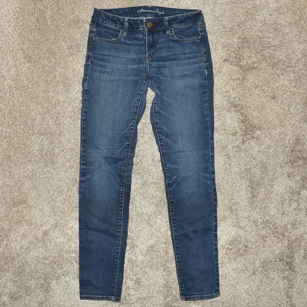 American Eagle "Super Stretch" jegging, girls sz 10 long, fits womens 24